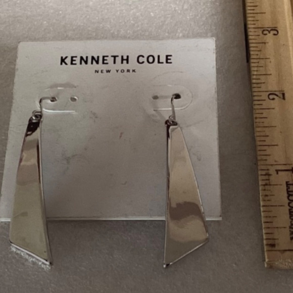 Kenneth Cole New York Silver-tone Drop Earrings New with tag - Picture 9 of 9